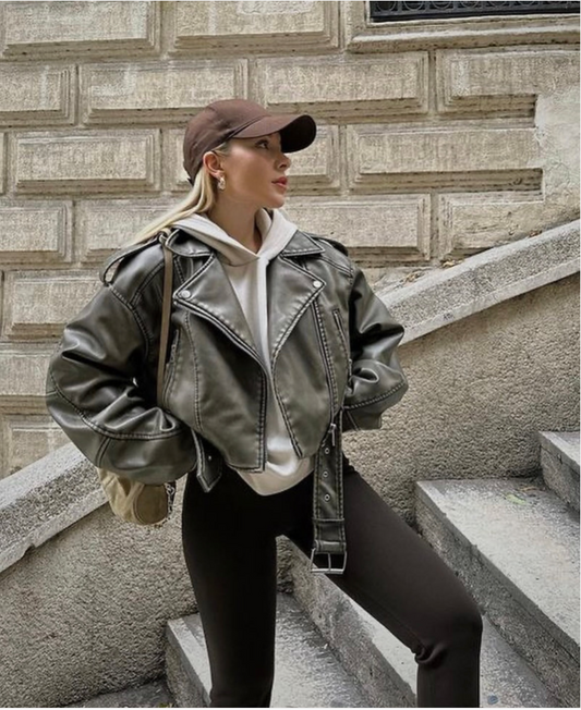 Mila - Vintage Biker Jacket