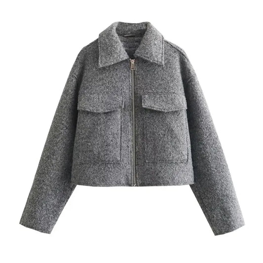 FLEUR - Herfst Winter Crop Jacket