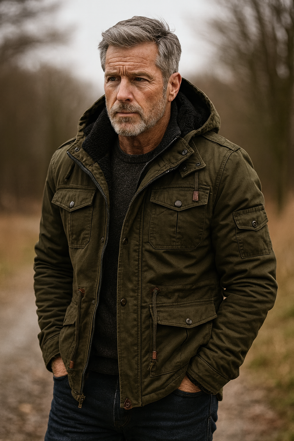 PERLE™ | Veste homme élégante et confortable avec capuche amovible